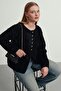 Women's Top Buttoned Soft Beard Knitwear Cardigan Glc1150