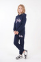 Girl's Printed Kangaroo Pocket Hooded Tracksuit Set - 4