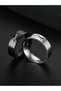 Pack of 2 - Stainless Steel Couple Promise Ring