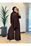 5005 طقم بنطلون ساندي مطوي باللون البني - 2