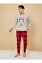 Disney Mickey Mouse Christmas Graphic T-Shirt and Checked Pyjama Set