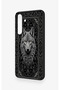 Samsung S25Fe Compatible Ethnic Wolf Pattern Silicone Case - 4