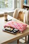 Flower 13 Inch Laptop and Tablet Case |   Quilted Organizer Bag Water Repellent Fabric - 3