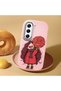 Tecno Camon 40 Pro 5g Compatible Case Camera Protector Pink Silicone Couple Phone Case Girl Patterned - 2
