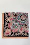 Women's Salmon Authentic Shawl Patterned Stitched Writing Cotton Cheesecloth Scarf - 2