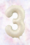 3 Year Old Capybara Concept Birthday Balloon Chain Set - 3
