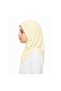 Kids Instant Rayon Hijab with Rhinestone Design for Girls | Soft Stretch Pull-On Prayer Hijab - 3