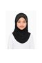 Kids Instant Rayon Hijab with Rhinestone Design for Girls | Soft Stretch Pull-On Prayer Hijab