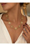 7-Piece Gold Clover Necklace, Unbreakable Chain, Durable Luxury Design Necklace - 3