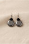 Handmade Grey Acrylic Special Design Earrings - 3