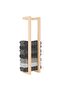 Towel Rack 23x18x90 cm Solid Wood Pine - 2
