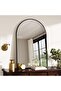 1 Set Aluminum Alloy + Glass and 1 Set Aluminum Frame + Eco-friendly 5mm Arched Splicing Wall-mounted Bathroom Mirror - Stylish, Practical, Affordable, High Quality - 5
