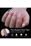 Medium Almond 600 pieces of almond-shaped nail tips in medium size - soft gel nail tips in almond sh - 4