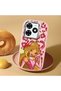 Infinix Hot 40I Compatible Shock-Absorbing Camera Protected Pink Silicone Case - 2