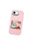 Pink Silicone Case with Shock-Absorbing Camera Protections Compatible with iPhone 16E - 3