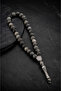 Aerolite Obsidian Natural Stone Rosary and Bracelet Set Medium Size Men's Premium Design - 5