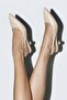 Kitten Women's Toe-Toe Stiletto Short Heeled Shoes 4 cm - 4