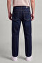 Washed Straight Fit Jeans with Button Closure - 3