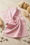 La Notte Flora King Velvet Hand Towel Pink 50X90 cm - 2
