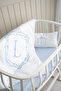 Mother's Side Duvet Cover Set (60X100) - Noble Series - Blue - Letter L - 4