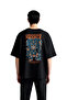 Men's Oversize Mystical Voodoo Graphic Printed Short Sleeve T-Shirt 100% Cotton Relaxed Fit Casual Modern