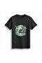 Inflatable Duck Party Skeleton Printed Women's T-Shirt - 2