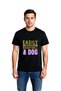 Men's Basketball Dog Printed Casual T-Shirt Crew Neck Short Sleeve 100% Cotton Relaxed Fit Modern Stylish