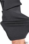 Anthracite High Waist Gathering Diving Fabric No Show Side Seamless Women's Premium Scuba Daily Sports Leggings - 4