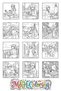 Girl Moments Vol1 & Vol2 Coloring Book - 10X10 cm Coloring Book / 2 Pieces / for Children and Adults / Relaxing / Hobby / Stress Relief / Enjoyable Coloring Pages - 5
