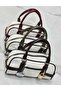 Women's Lock Detail Sporty Stylish Hand and Shoulder Bag - 7