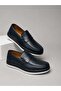 Navy Blue Genuine Leather Poly Sole Men's Shoes B710 - 2