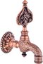 3-Piece Luxury Hammam Set 2 Pieces Copper Patterned Ottoman Faucet with Aerator + Copper Hammam Bowl Brass Kurna Faucet Set - 4