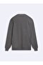 Crew Neck Knitwear Gray Sweater - 4