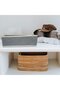 6-compartment gray sock storage box - 4