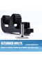 2 offset kayak paddle holders black. - 2