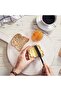 Silicone spatula, heat-resistant and hangable, suitable for spreading, mixing, and baking, black. - 4