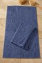 La Notte Flora Queen Velvet Hand Towel Indigo 50X90 cm - 4