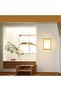 Solid wood double-head minimalist wall lamp. - 4