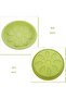 10 round PP plant pot coasters waterproof. - 3