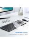 لوحة مفاتيح وماوس لاسلكيان فائقان النحافة، ماوس USB مدمج صامت بتردد 2.4 جيجا هرتز ولوحة مفاتيح بمفاتيح مقصية - 4
