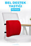 Orthopedic Lumbar Pillow Office Chair Car Seat Lumbar Support Pillow Visco Lumbar Pillow Red