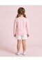 Girls Pink Sequin Heart Long Sleeve T-Shirt - 4