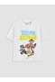 Vizyon New Season White Printed Boys' T-Shirt - 2