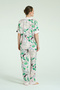 Short Sleeve 4 Piece Satin Pajama Set - Lily Swan Reverie - 2