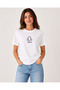 Libra Zodiac Sign T-Shirt Libra Symbol Printed White Short Sleeve T-Shirt