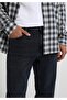Straight Fit Men's Blue Black Denim Jean Trousers - 5