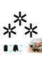 3 PCS Foldable Trivets for Heat Insulation Pad, Hot Pots, Pans, Hot Dishes, Kitchen Worktop Protector Mats, Non-Slip Kitchen Trivets Countertop, Teapot Heat Resistant (3-Pack Set)