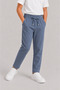 Boys' Jogger Pants with Pockets, Lace-Up, Flexible Waist, Casual Sports Sweatpants - 5