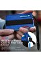 محفظة تكتيكية بسيطة للرجال، حامل بطاقات معدني نحيف مزود بتقنية حجب RFID، للجيب الأمامي للرجال - 5