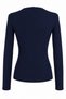 Long Sleeve Navy Blue Women's Blouse 4451 - 3